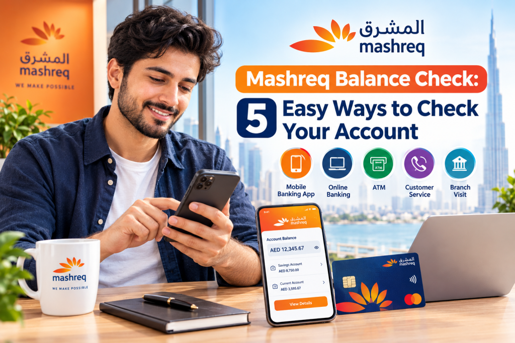 Mashreq Balance Check: 5 easy ways to check your account balance